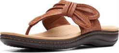 Clarks kvinner clarks tan tekstil dame laurieann rae flat sandal 8N86P2721